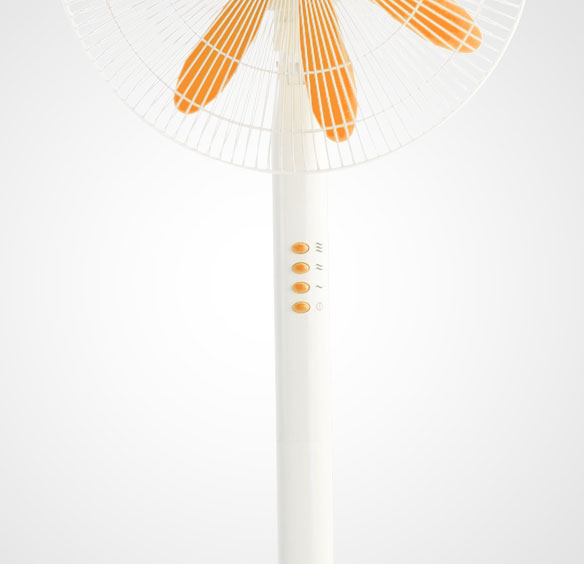 Arisa Kipas Angin FA - 1603 - Body : White, Fin : Orange - Metal Grill